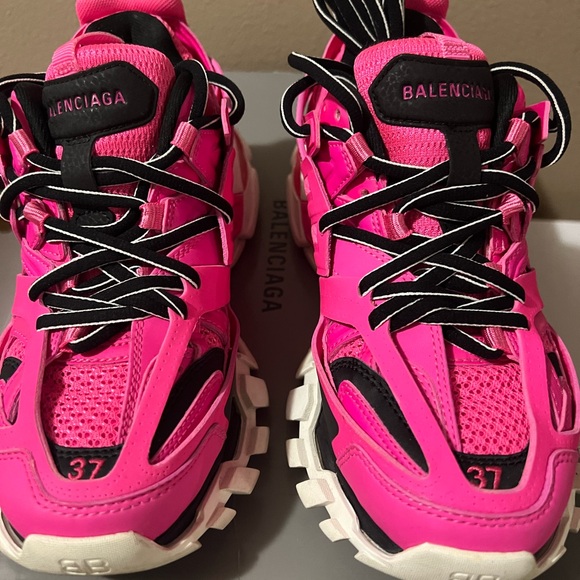 Balenciaga track sneaker fuchsia/ black - Picture 5 of 5